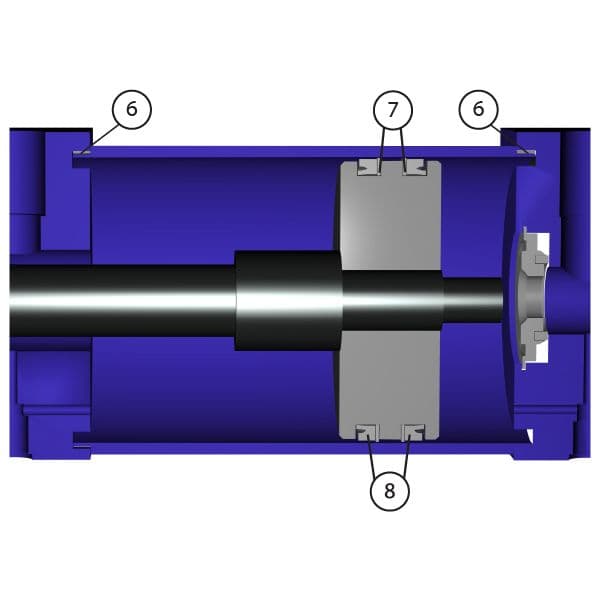 Trousses de joints à lèvre pour piston