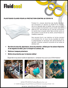 Miniature - Plastiques clairs pour la protection contre le Covid-19